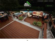 Tablet Screenshot of deck-solutions.com